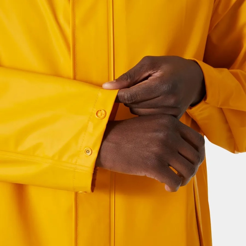 NWT Helly Hansen Men's Moss Rain Jacket Essentially Yellow L - Picture 4 of 11